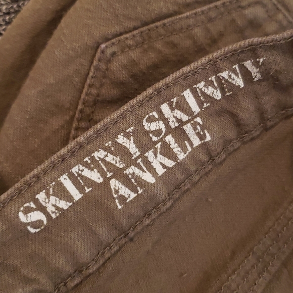 MADEWELL Olive Skinny Skinny Ankle Jeans sz 27/4 - Picture 8 of 12